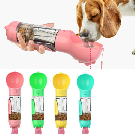 Portable dog water bottle